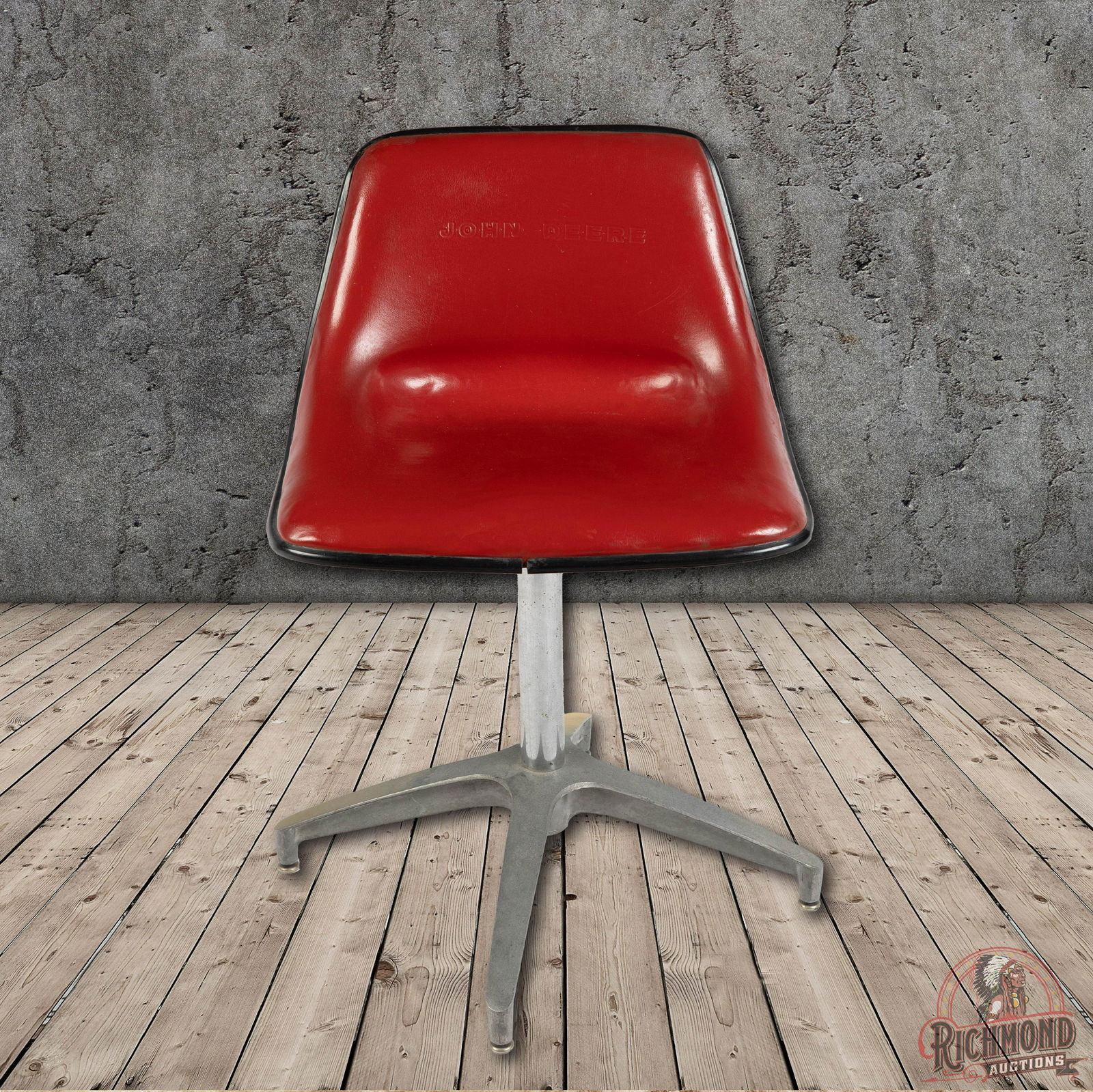 John Deere Lawn & Garden Tractor Red Dealership Seat (1 of 5)