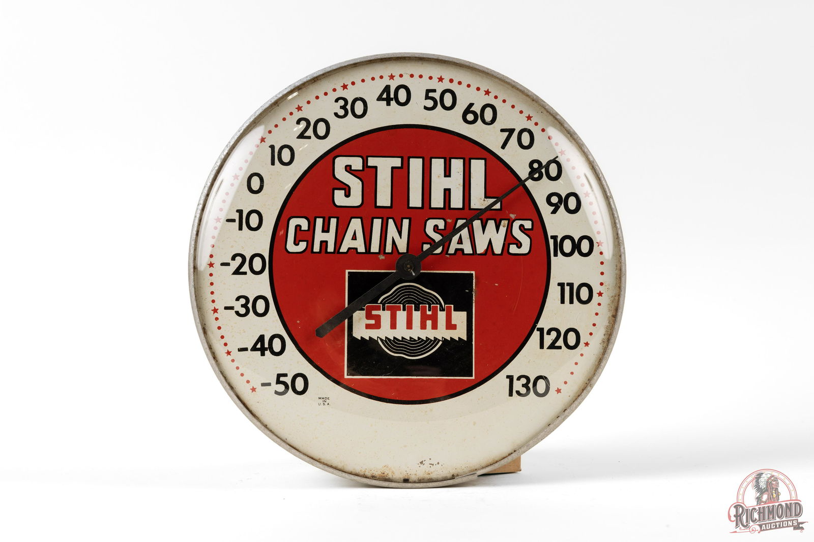 12" Stihl Chain Saws Round Thermometer (1 of 2)