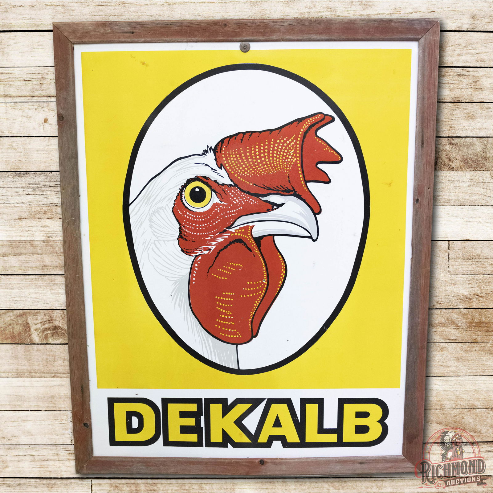Dekalb Single Sided Porcelain Sign TAC 8.75 (1 of 3)