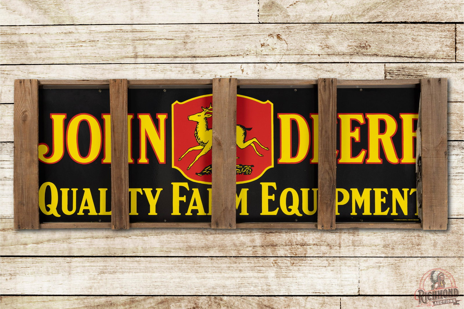 NOS John Deere 4-Legged Quality Farm Equipment Sign (1 of 3)