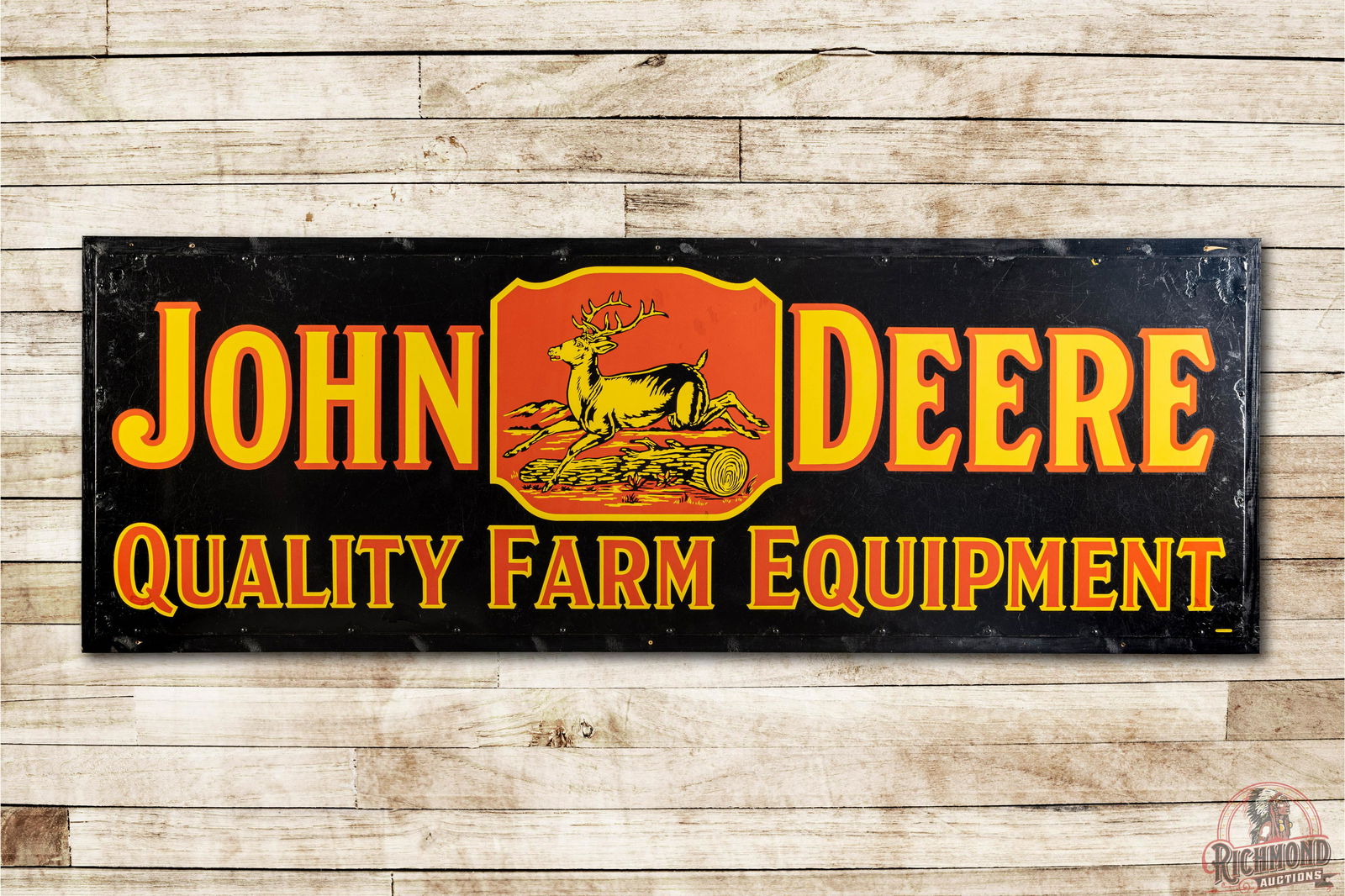 9' John Deere 4-Legged Logo Quality Farm Equipment Sign (1 of 4)