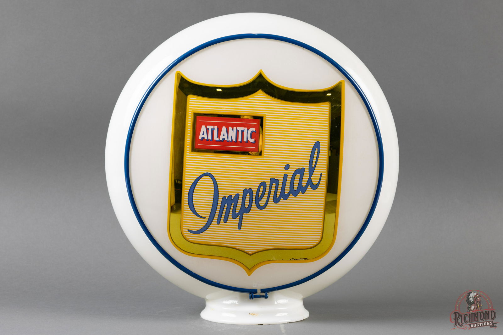 Complete Atlantic Imperial 13.25" Gas Globe & Gill Body (1 of 4)