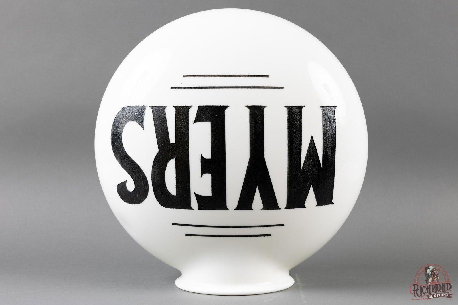 Myers OPE Milk Glass Canopy Globe TAC 9+ (1 of 4)