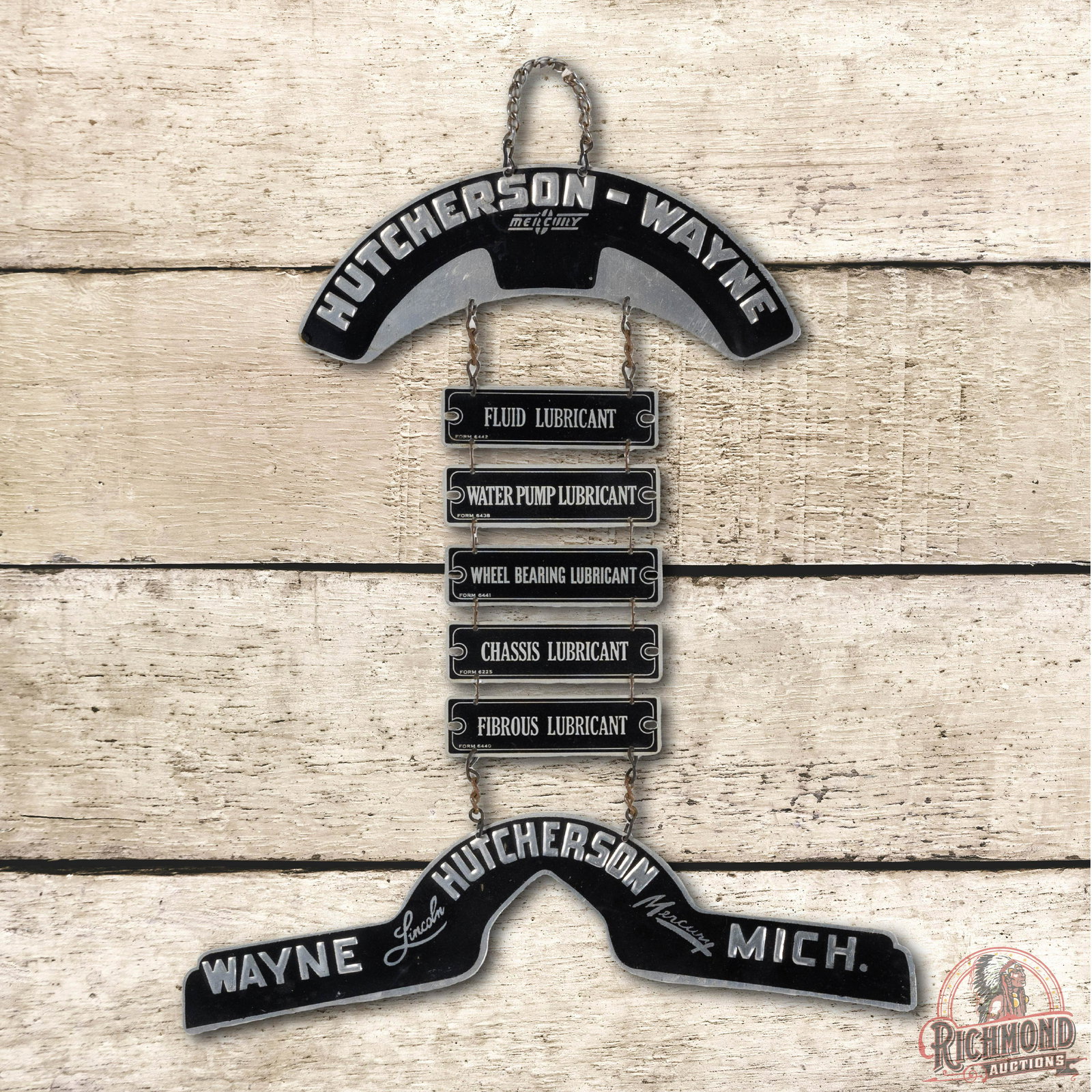Hutcherson Wayne Lincoln Mercury Lubrication Rack Badge (1 of 3)