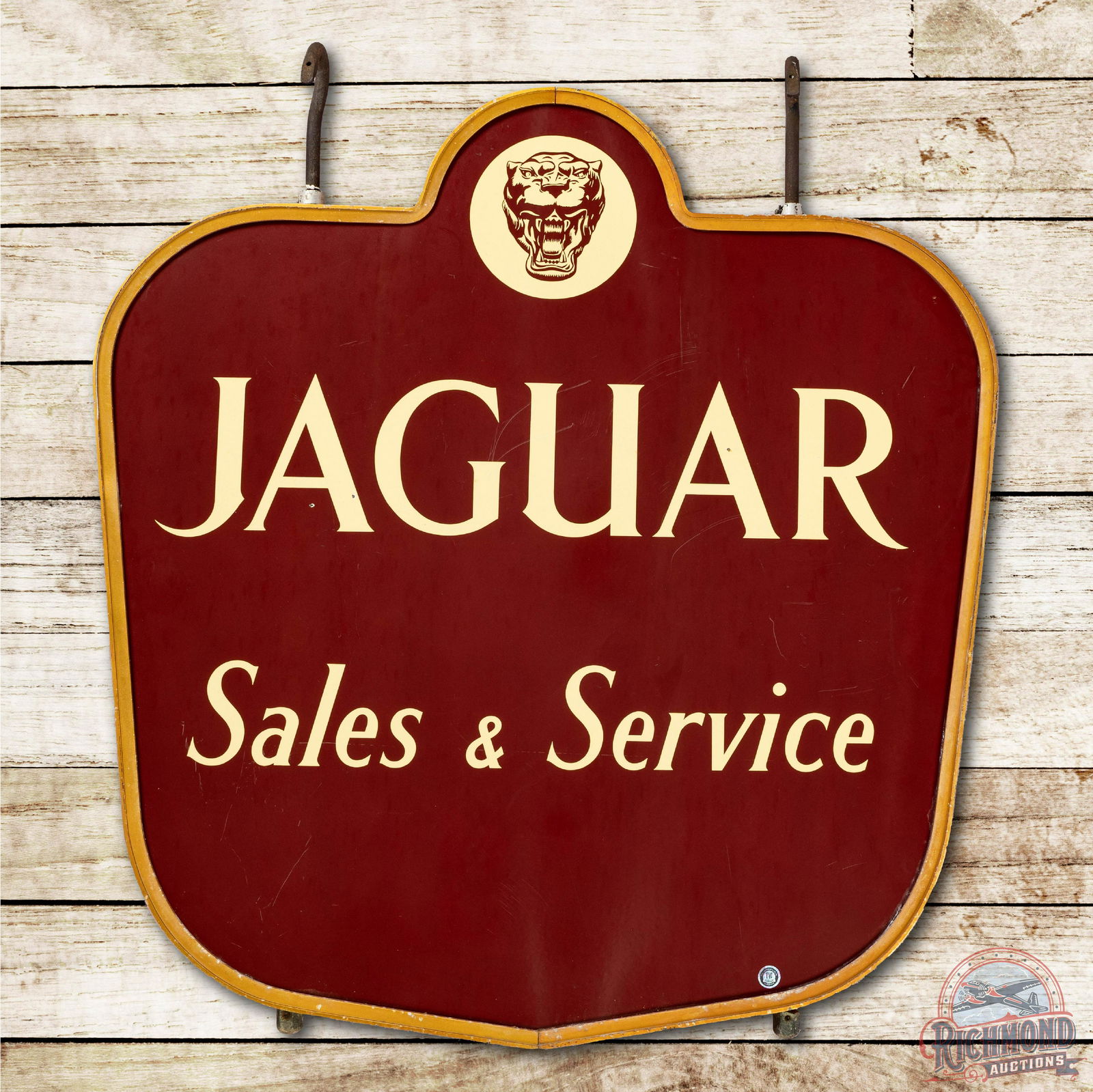Jaguar Sales & Service Porcelain Signs TAC 9 & 8.9 (1 of 3)