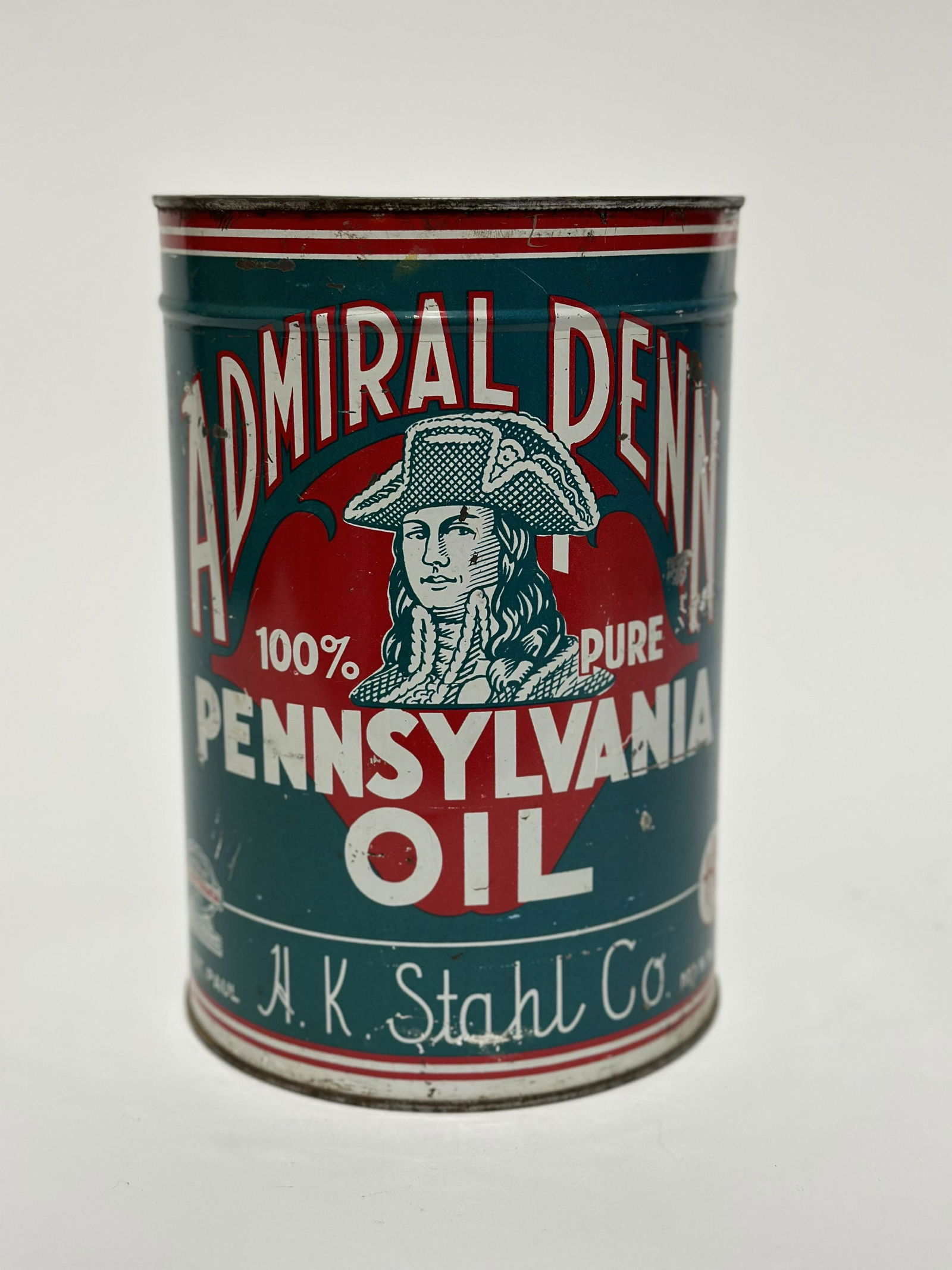 Admiral Penn 5 Quart Motor Oil Can (1 of 4)