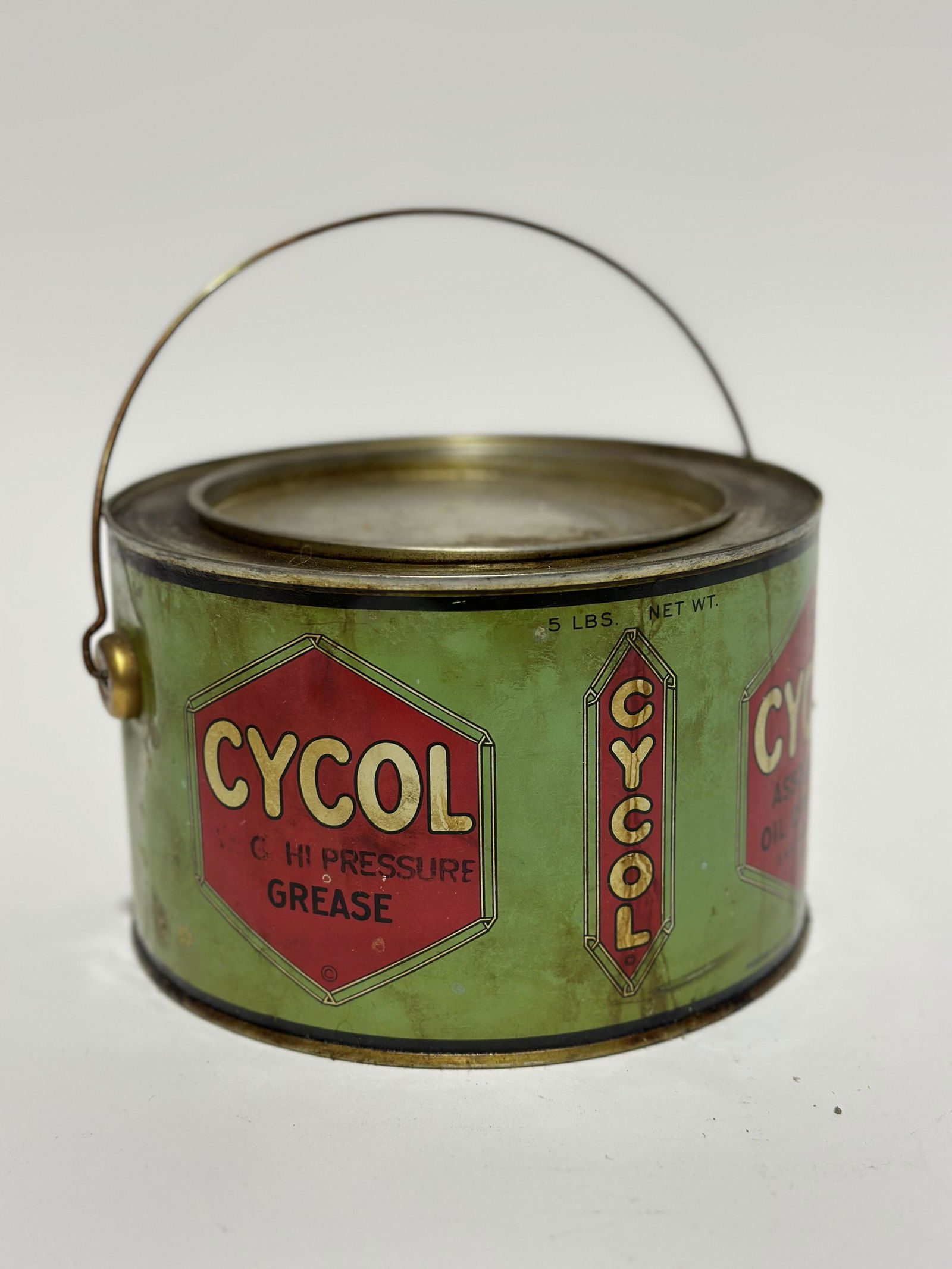 Associated Oil Co Cycol 5 lb Grease Can (1 of 4)