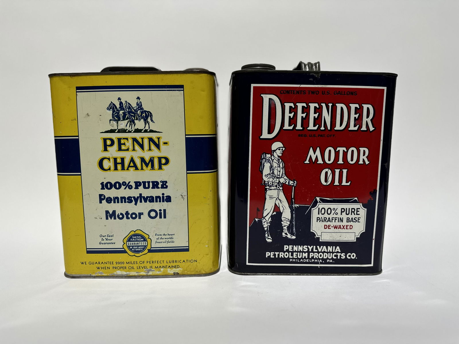 Penn Champ & Defender Motor Oil 2 Gallon Cans (1 of 4)