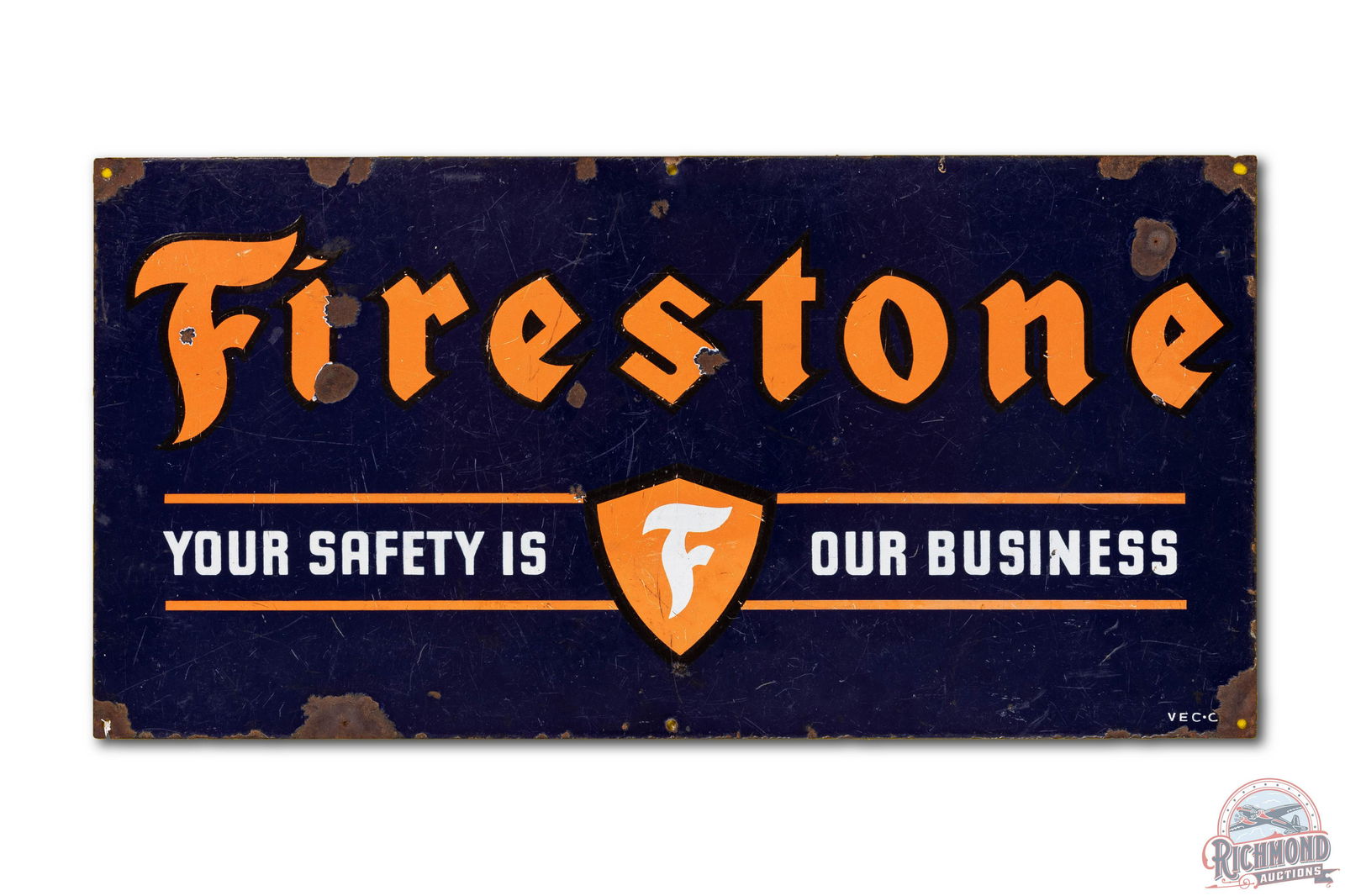 Firestone Your Safety Is Our Business Porcelain Sign (1 of 2)