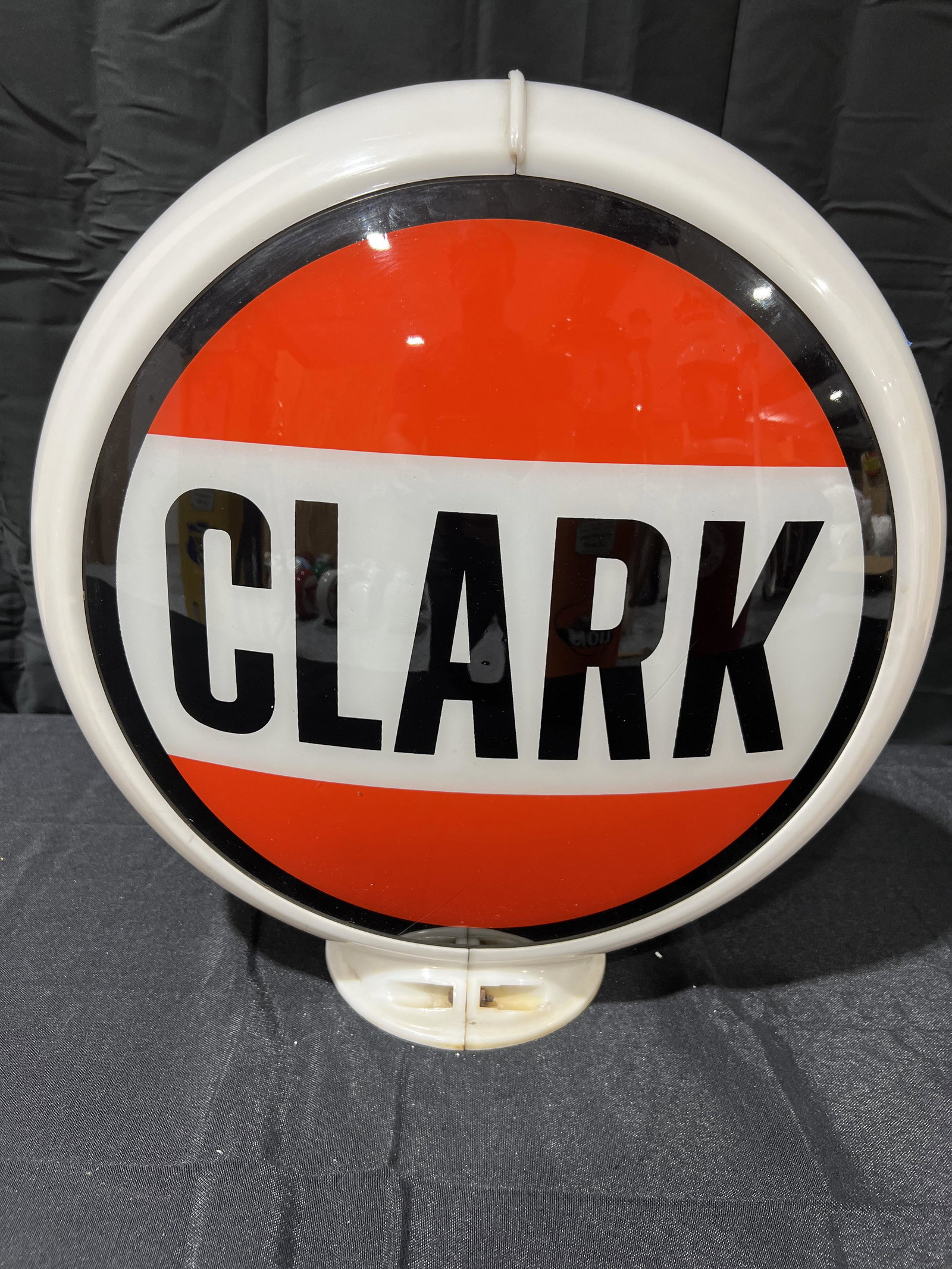 Clark Complete 13.5" Gas Pump Globe on Capco Body (1 of 2)