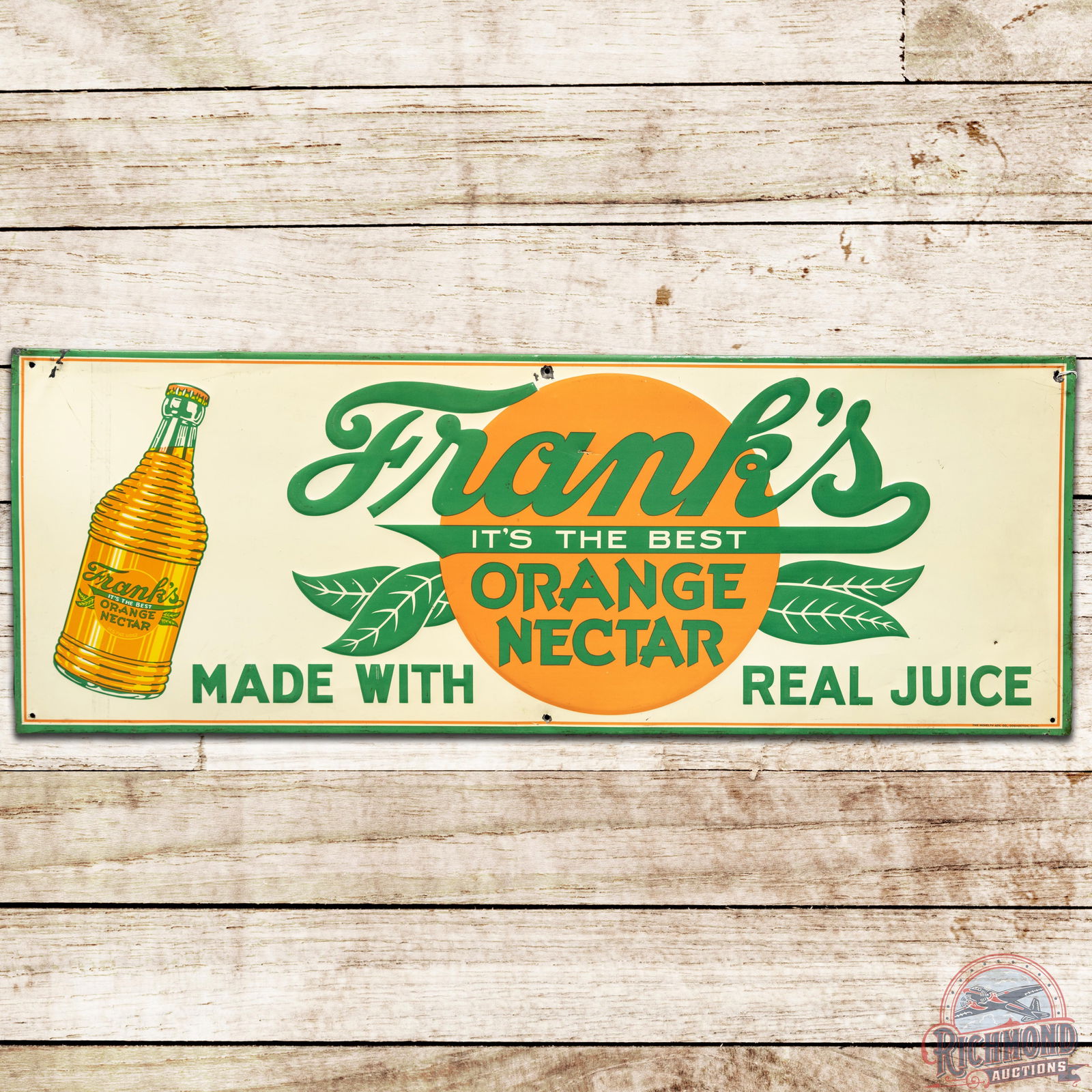 Frank's It's the Best Orange Nectar SST Sign - 8.25 (1 of 3)
