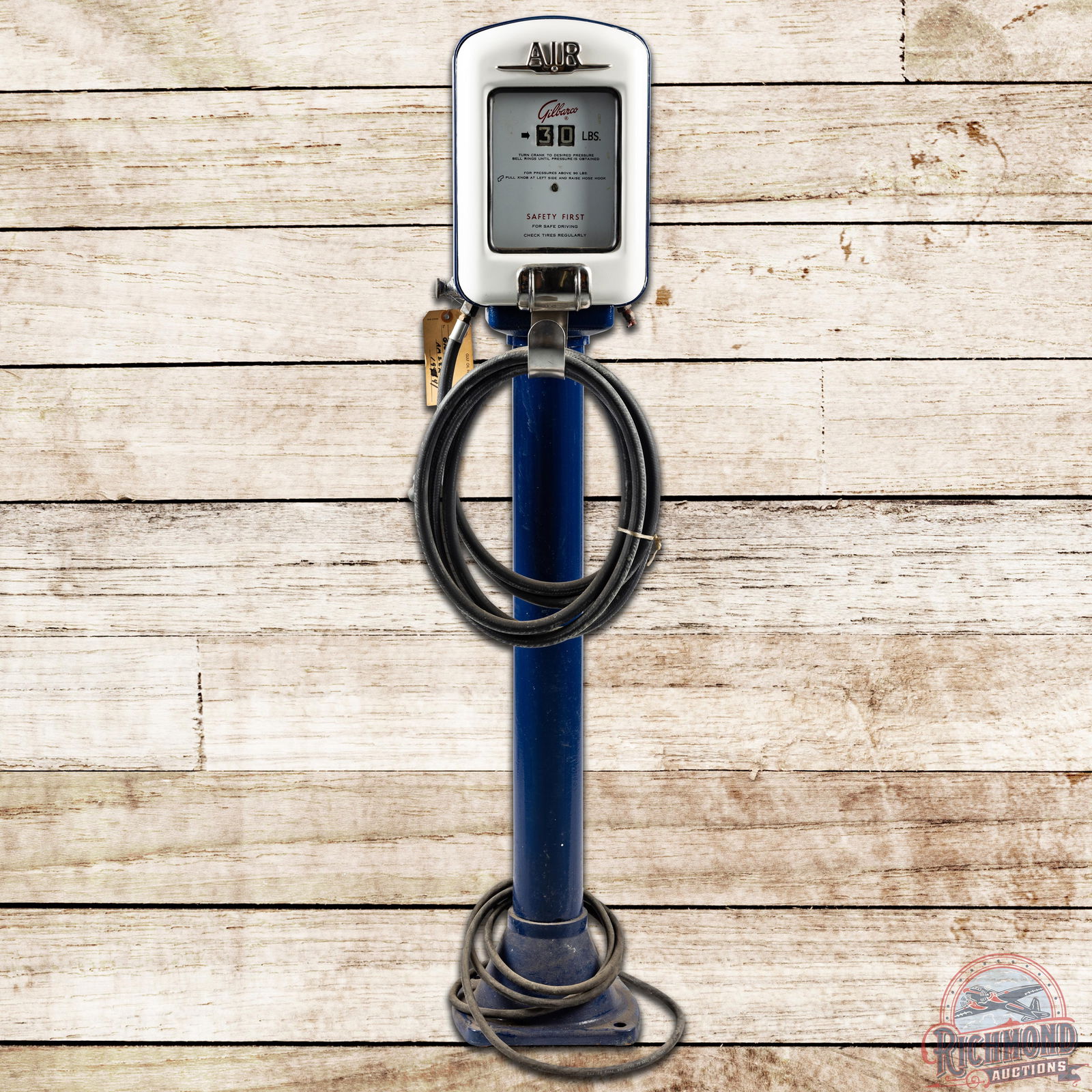 Gilbarco AM12A1 Pedestal Mount Air Meter Restored (1 of 5)