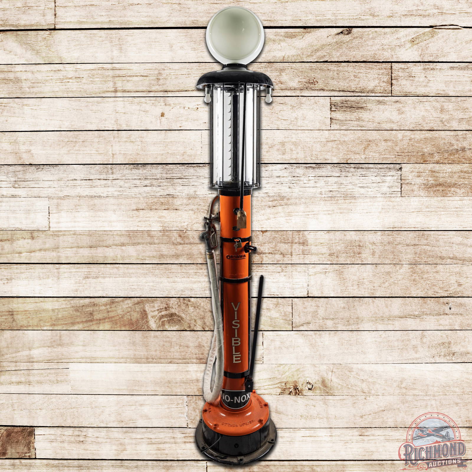 Ottawa Visible 10 Gallon Gas Pump Restored Auction