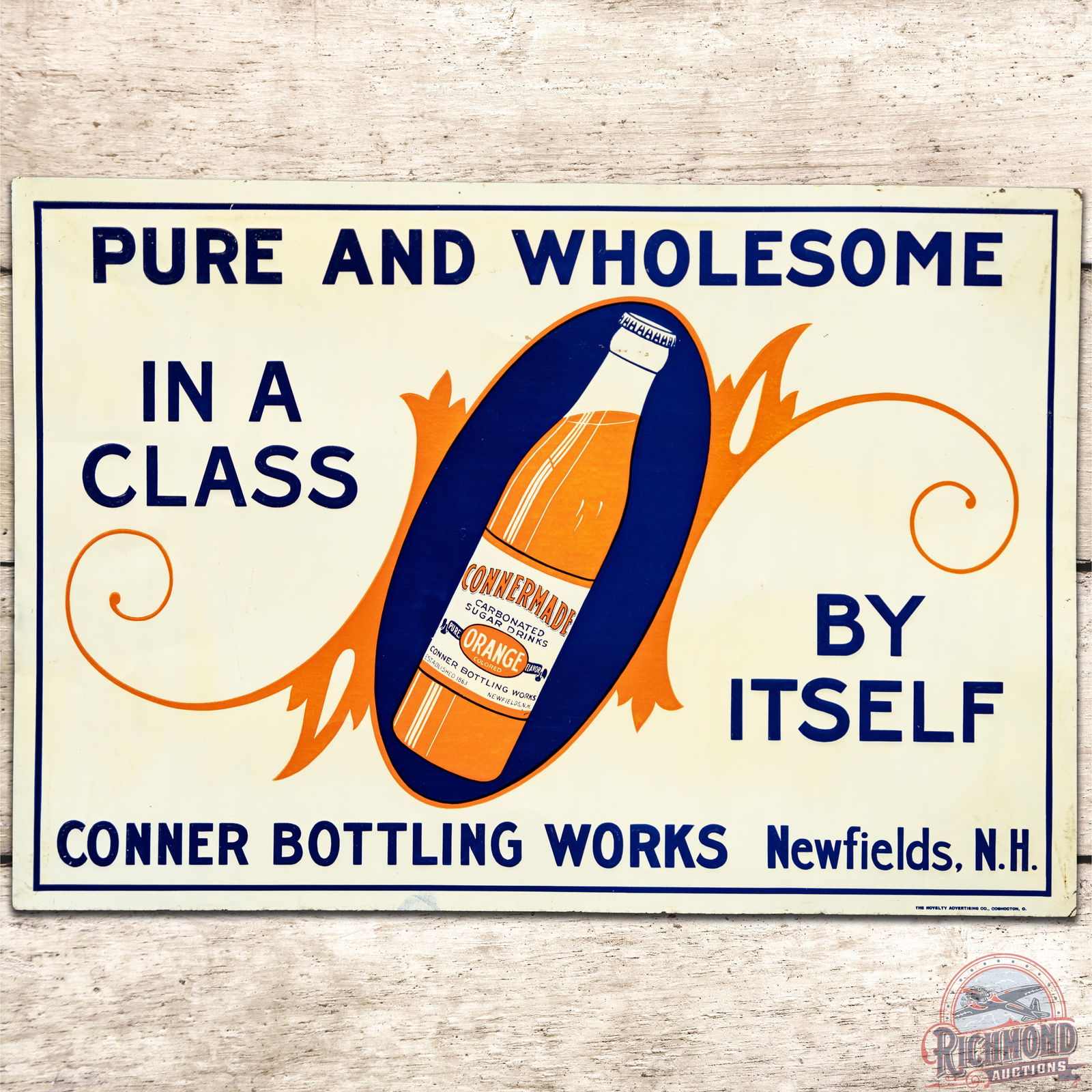 Connermade Orange Pure & Wholesome In A Class SST Sign Newsfields, NH - 8 (1 of 3)