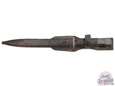 German 98K Bayonet with "SS" Runes on Frog