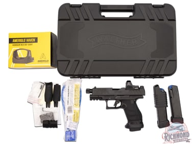 New Walther PDP Pro 9mm Semi-Auto Pistol with Ameriglo Red Dot Sight
