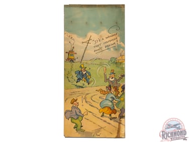 February 1929 Single Panel Of A 5 Panel Window Display Comedy