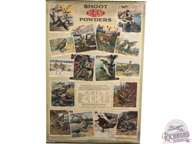 1920 Shoot Du Pont Powders Game Loads Of The World Paper Poster