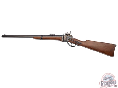 Restored Sharps Single Shot 54 Caliber New Model 1863 Carbine Rifle