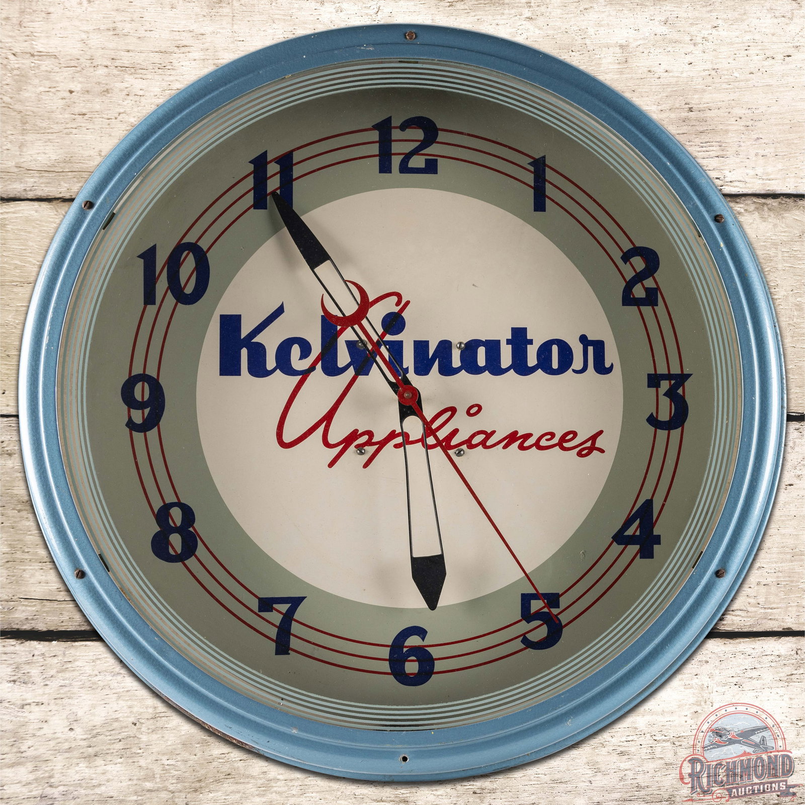 Kelvinator Appliances Lackner Neon Advertising Clock (1 of 4)