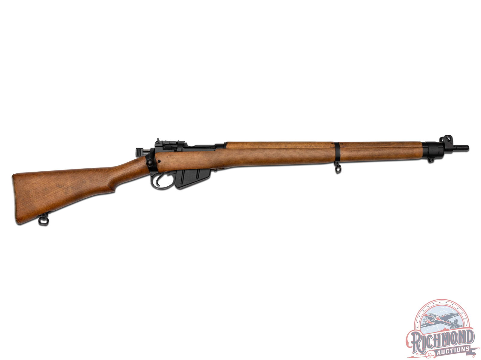 Excellent Lee Enfield No. 4 MK 2 .303 British Irish Contract Bolt Action Rifle Like New: The rifle was manufactured at the British Enfield Factory in Fazerkley, Liverpool in 1955, and was part of the final contract run for the RAF. This 1955 Enfield rifle features a 25-1/2" barrel, shroud