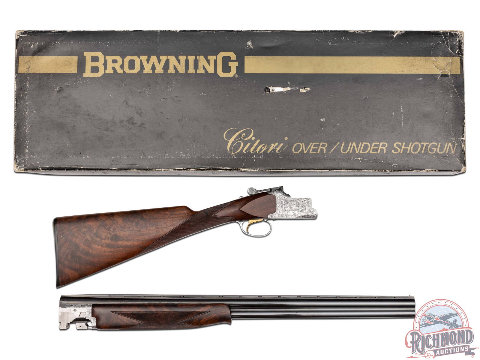 Nice 1980 Browning Citori Sporter 20 Ga Grade V Engraved Over Under ...