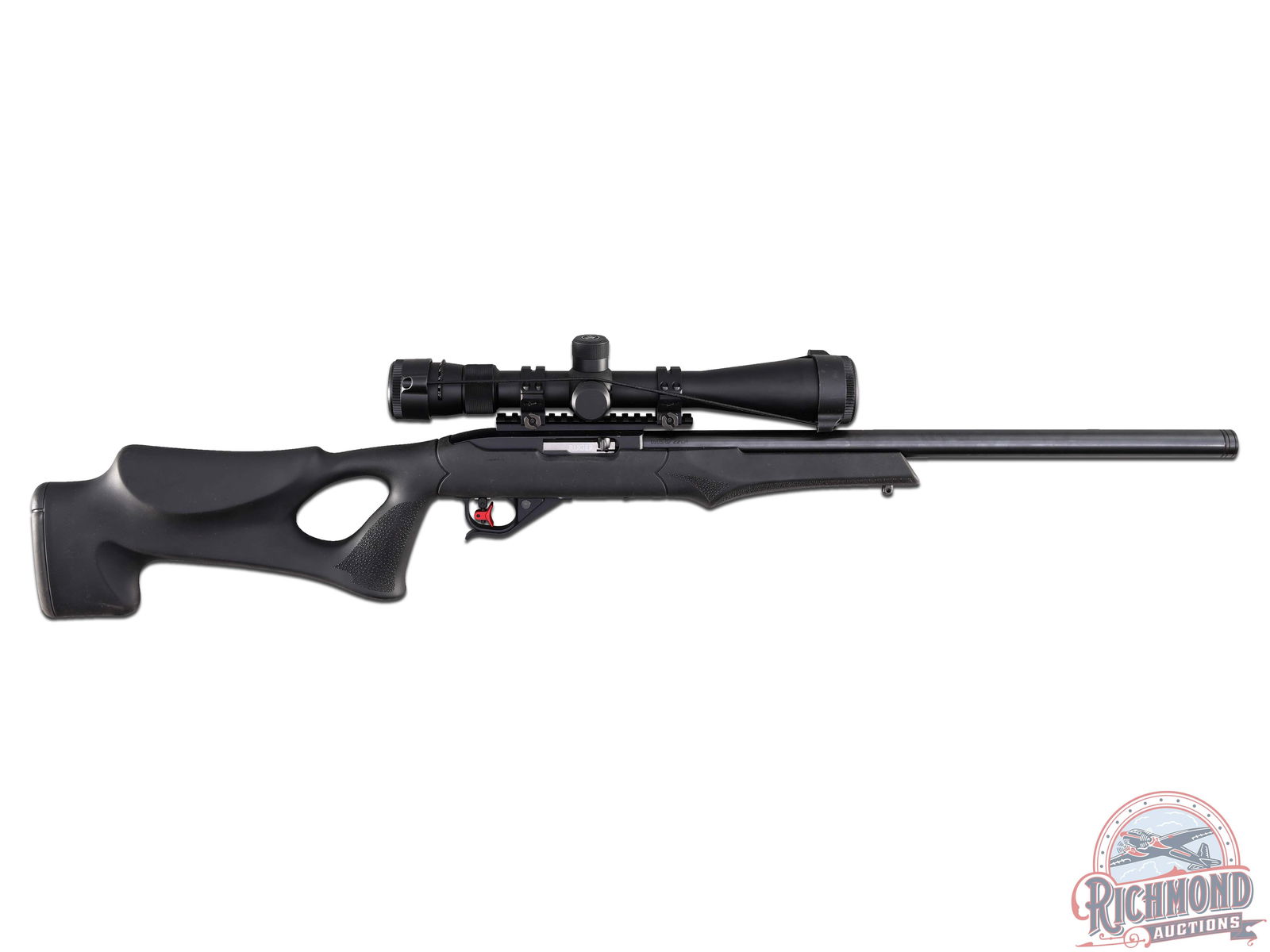 Custom Upgraded Ruger 10/22 .22 LR Semi-Auto Rifle With Vortex Viper Scope: This Ruger manufactured rifle has been customized with more than $1000 worth of upgrades. Features a Kidd polished blued heavy 20" threaded barrel. Ruger 10/22 action with crossbolt safety. Fitted wit