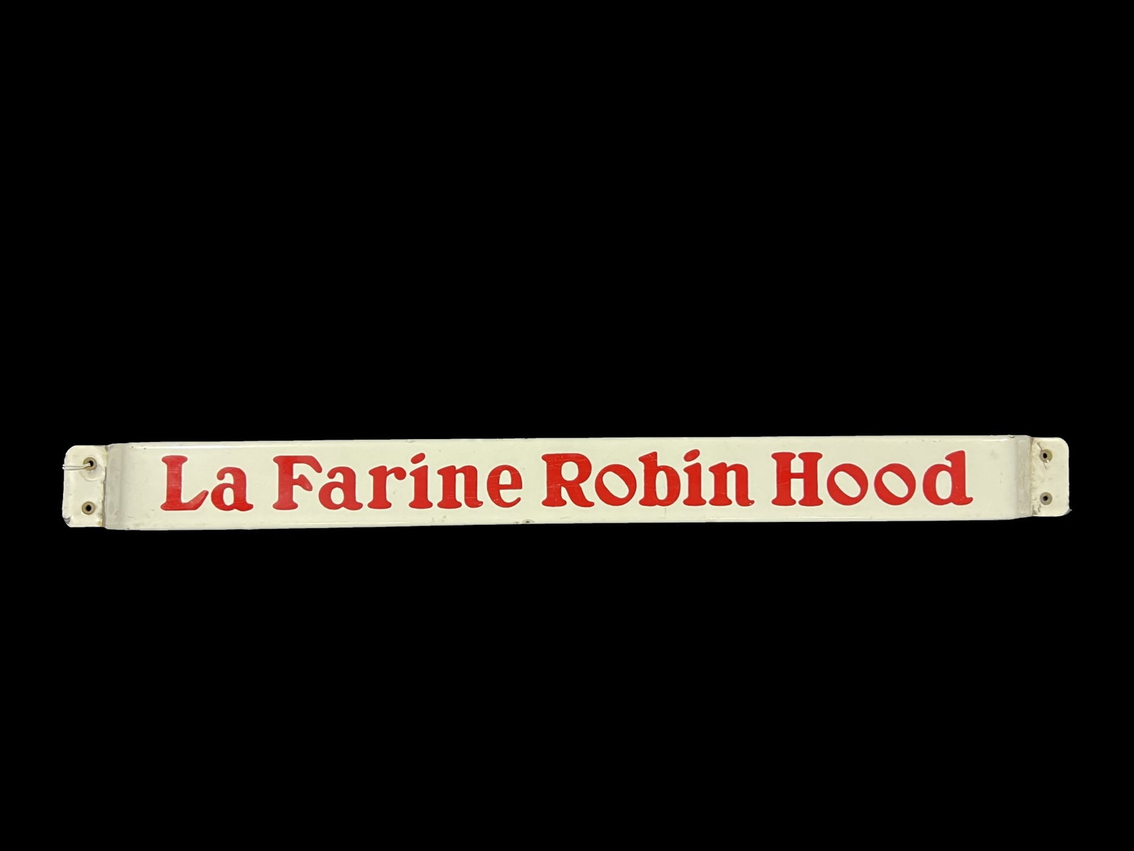 La Farine Robin Hood Porcelain Door Push Sign (1 of 2)