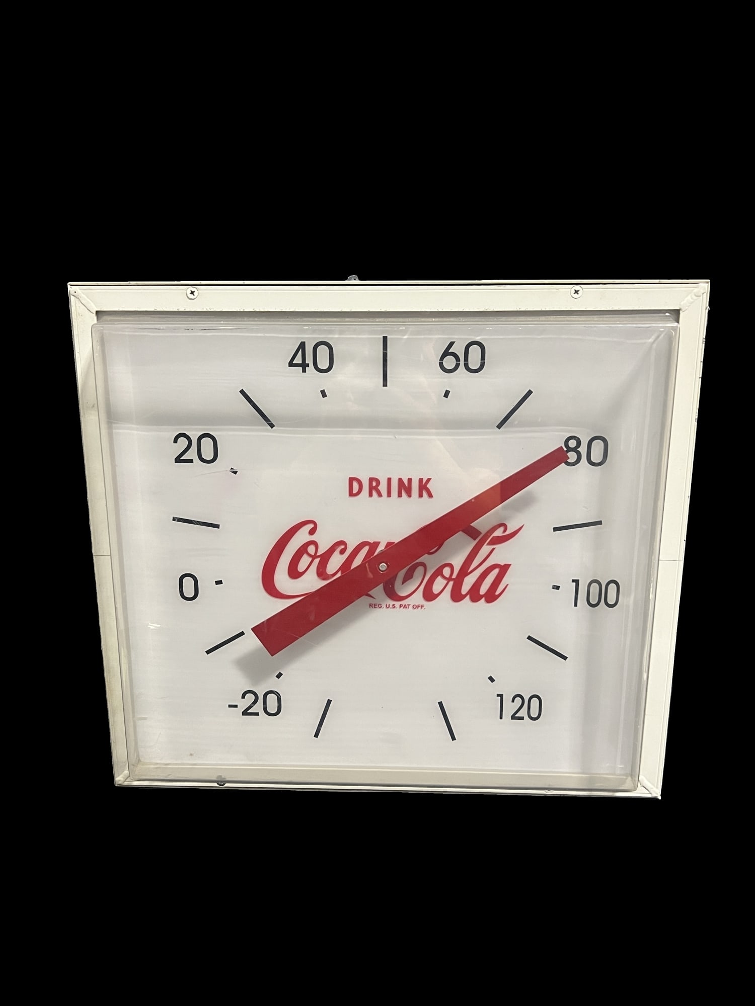 Huge Heavy Drink Coca Cola Coke Soda Light Up Thermometer (1 of 3)