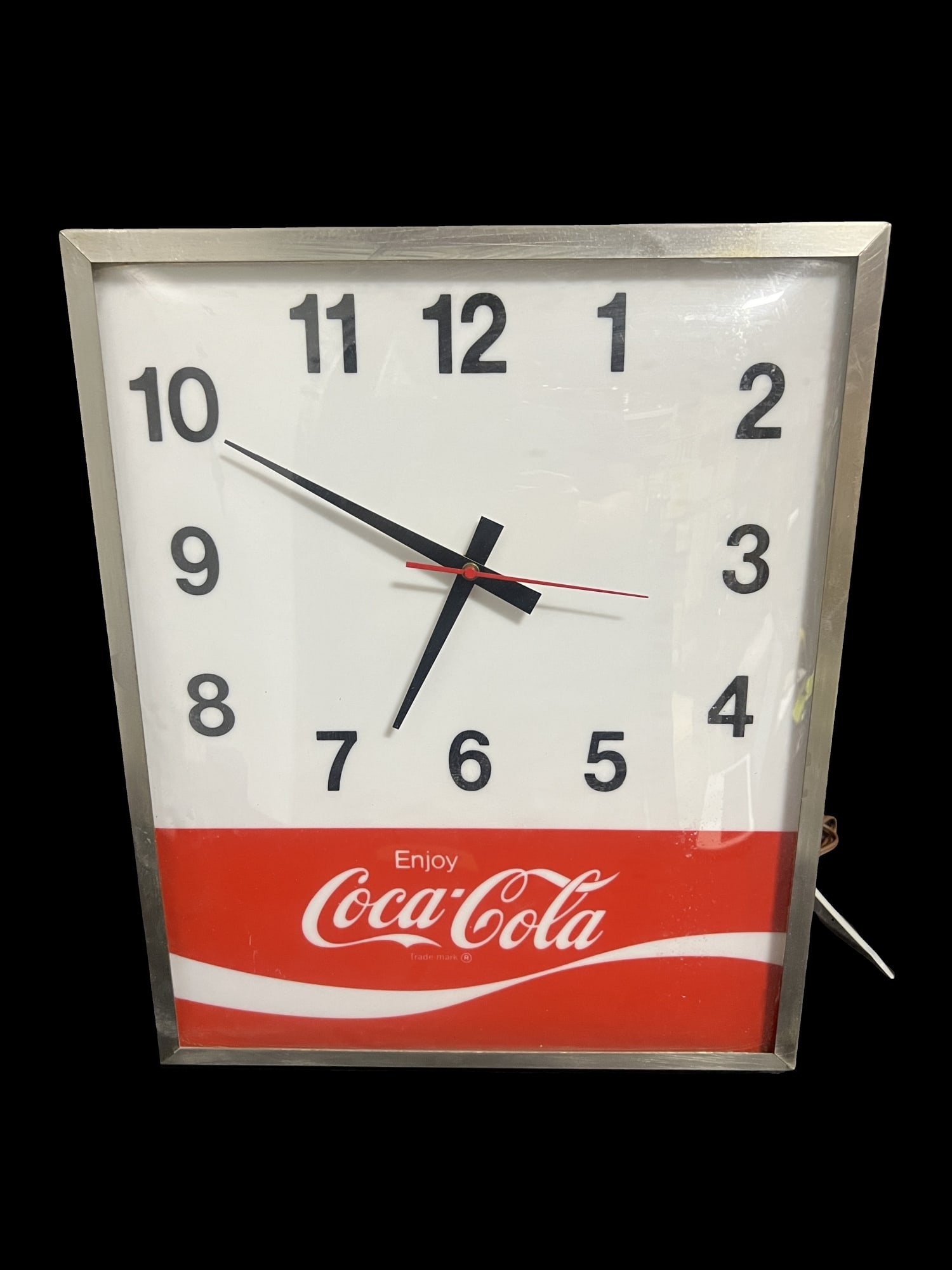 Coca Cola Coke Soda Light Up Clock (1 of 3)