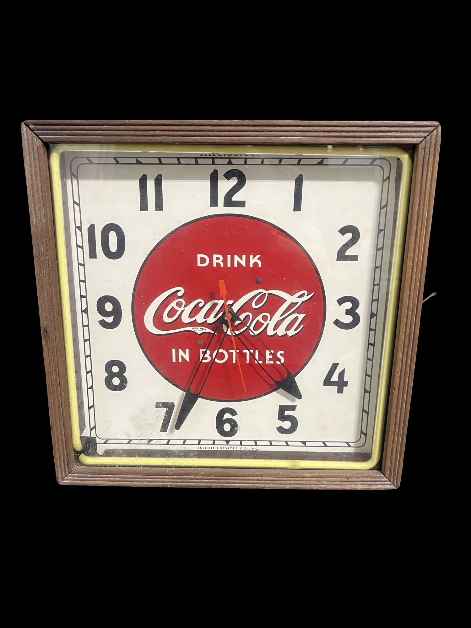 Drink Coca Cola Coke In Bottles Neon Clock (1 of 3)