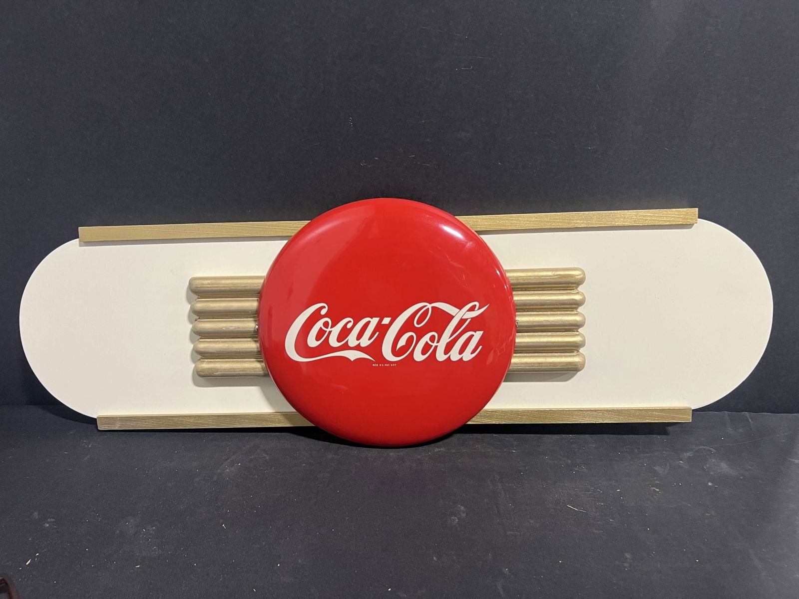 Reproduction Kay Coca Cola Coke Soda Masonite Display 12" Button (1 of 2)