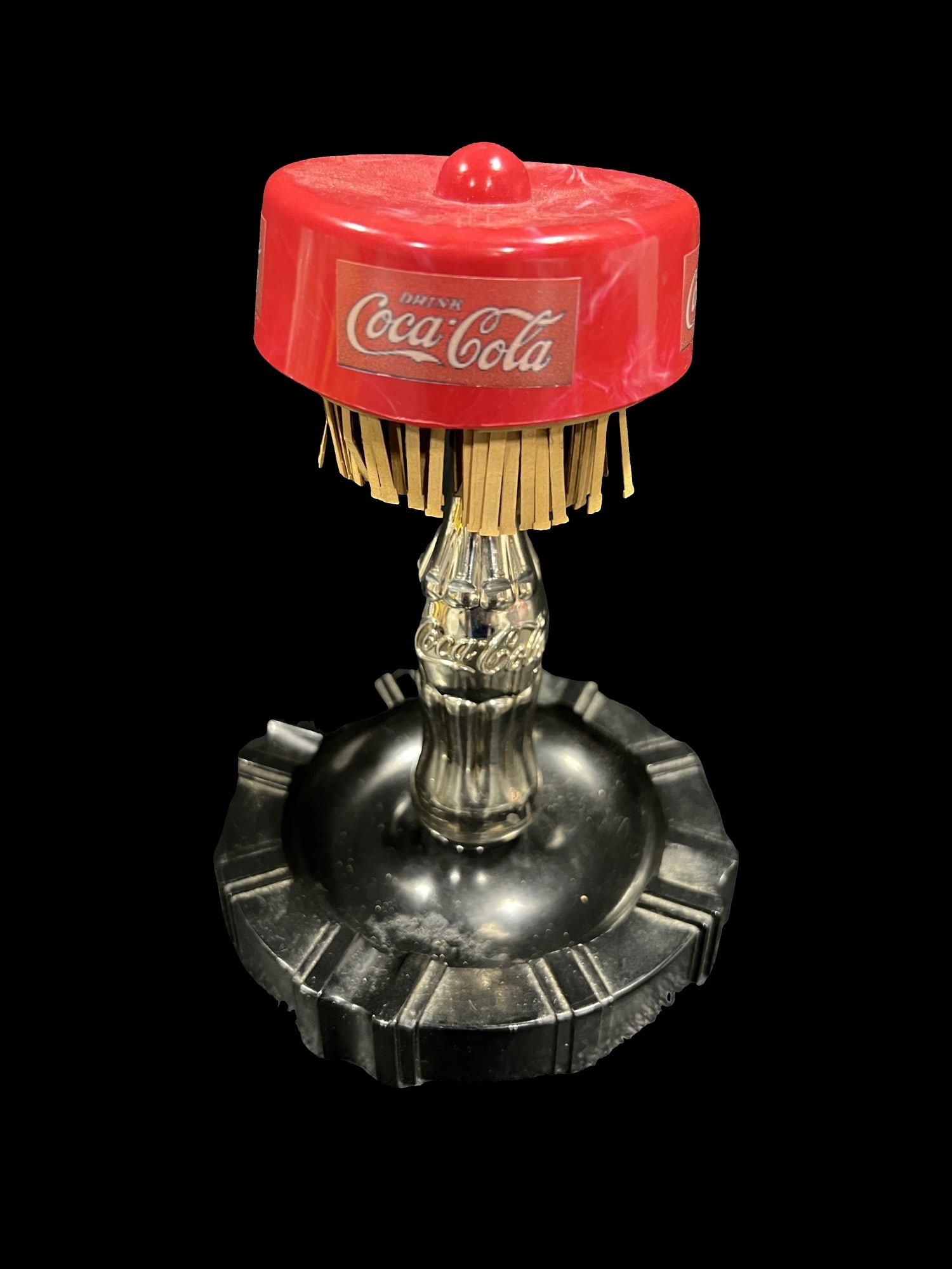 Pull Match Coca Cola Coke Cigarette Tobacco Ash Tray (1 of 2)