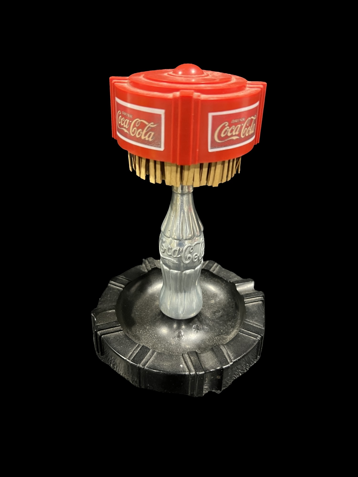 Pull Match Coca Cola Coke Cigarette Tobacco Ash Tray (1 of 2)