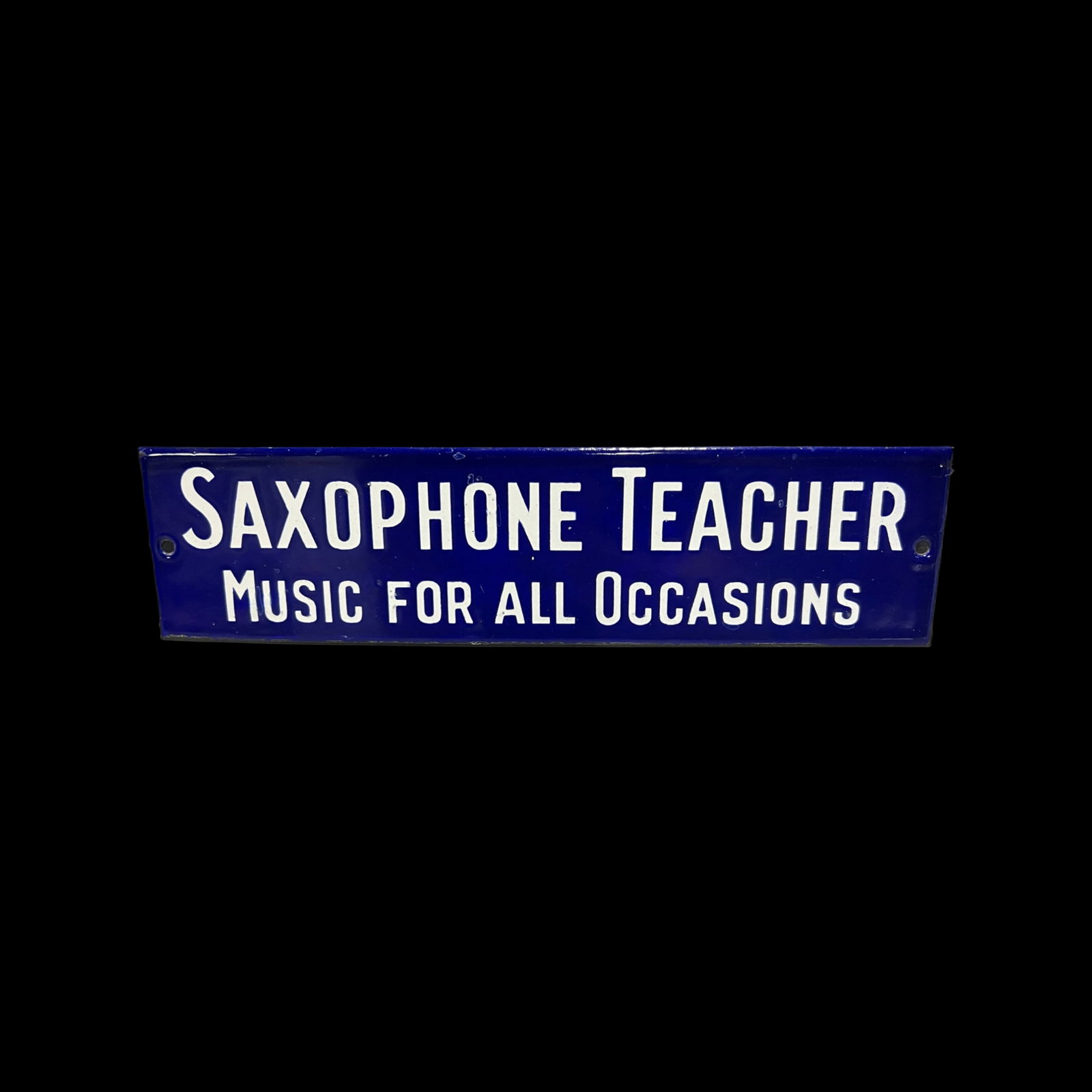 Saxophone Teacher Music For All Occasions Porcelain Sign (1 of 2)