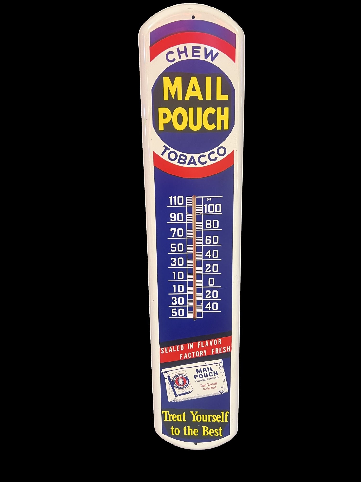 Chew Mail Pouch Tobacco Thermometer (Age Unknown) (1 of 1)