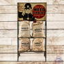 Weed Chains Double Sided Tin Service Station Display w/ Traffic Cop
