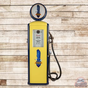 American Model #1000 Computing Gas Pump Restored Richfield