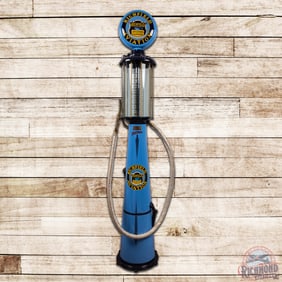 Rush Model K 10 Gallon Visible Gas Pump Restored Richfield Aviation
