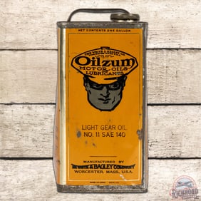 Oilzum Motor Oils & Lubricants One Gallon Full Metal Can
