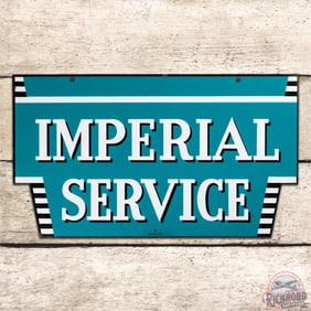 Superb Imperial Chrysler Automobiles Service Die Cut Double Sided Porcelain Sign