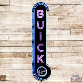 Amazing 22' Buick Valve In Head Porcelain Dealership Neon Sign
