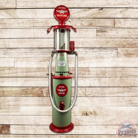 Correct Measure Model #10-H Pipe Organ Ten-Gallon Visible Gas Pump Flying A