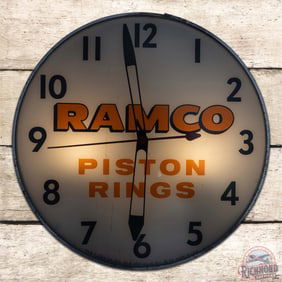 Ramco Piston Rings 15" PAM Advertising Clock