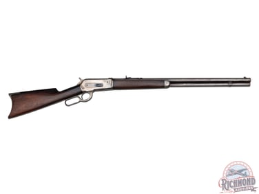 Antique Winchester Model 1886 Lever Action Rifle .38-56 WCF Caliber