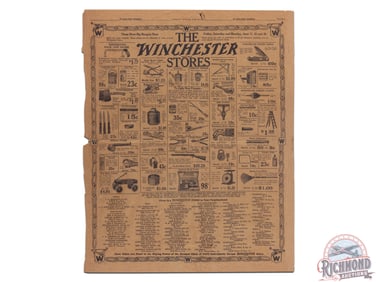 1927 Winchester St. Louis Post Dispatch Advertising Poster