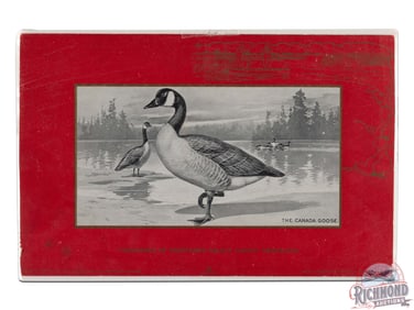 Dupont Smokeless Gun Powder Lithograph Advertising Poster "The Canada Goose"