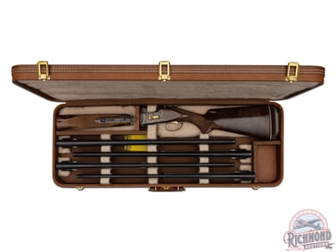 Belgian Browning Superposed Presentation P3 Grade Double Signed L. Ernst & J. Baerten Four Gauge Set