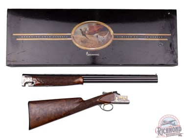 Rare Boxed Browning Superposed Gold Classic 20 GA Over/Under Shotgun 1 of 500 Signed by E. Vos