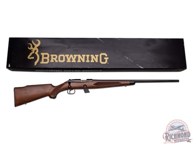 Unfired Browning Model 52 Bolt Action .22 LR Rifle in Factory Box
